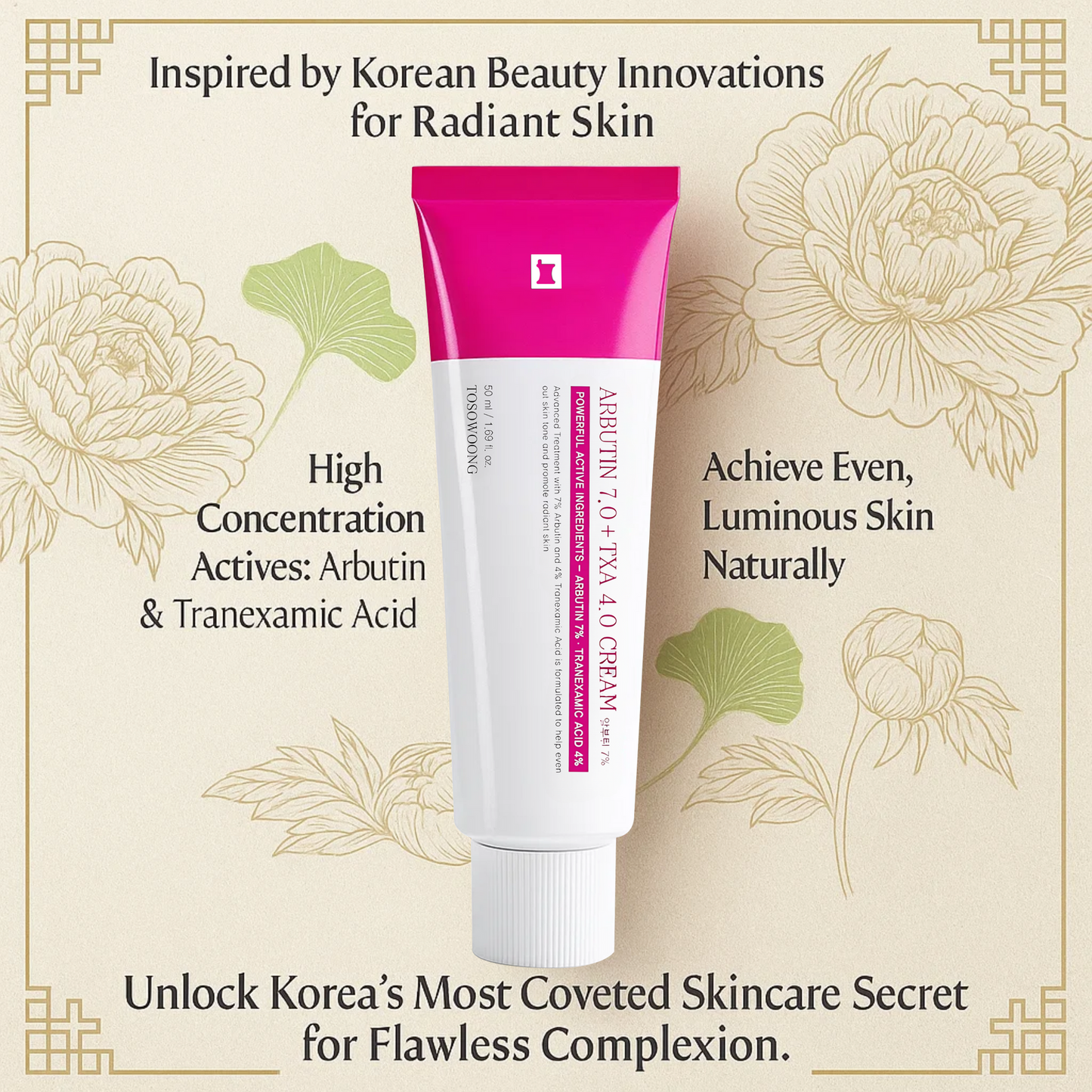 Revive Cream: Abutin 7% + Traneaxamic Acid 4%