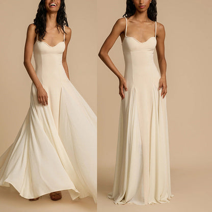 Casual Loose Vacation Zipper Dress Women