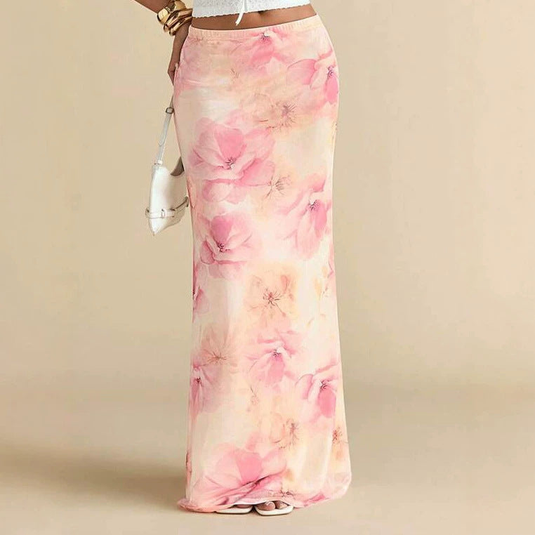 Floral Mermaid Dress Elegant And Sexy