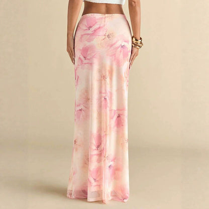Floral Mermaid Dress Elegant And Sexy