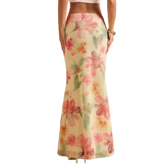 Floral Mermaid Dress Elegant And Sexy