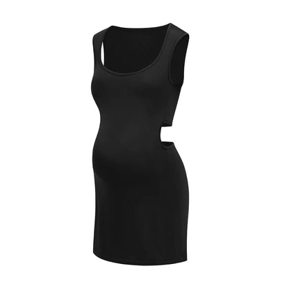 Open Back Sleeveless Bodycon Mini Dress